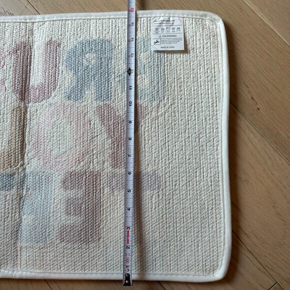 Kids Washable Colorful Bathroom Rugs Brush Your Teeth Wash Your Hands Non Slip - Picture 5 of 5